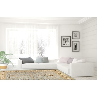Elite Traditional Handmade Wool Rug (8' Round)
