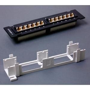 StarTech.com 1U 12 Port Wall Mount Cat5e 110 Patch Panel - 45 Degree