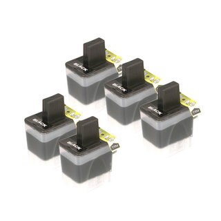 Brother LC41BK Compatible Black Ink Set 5-pack