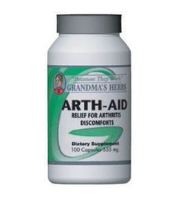 Grandma's Herbs Arth-Aid for Arthritis (100 Capsules)-Image