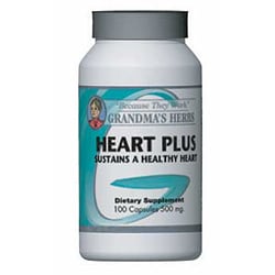 Grandma's Herbs Heart Plus 500mg Supplement (100 Capsules)-Image