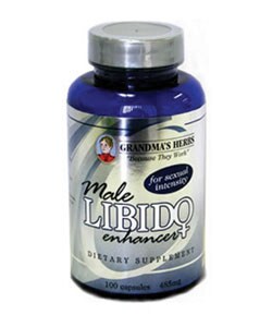 Grandma's Herbs Male Libido Enhancer Supplement (100 Capsules)-Image