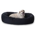 Luxurious Bagel Style Donut Plush Pet Dog Bed