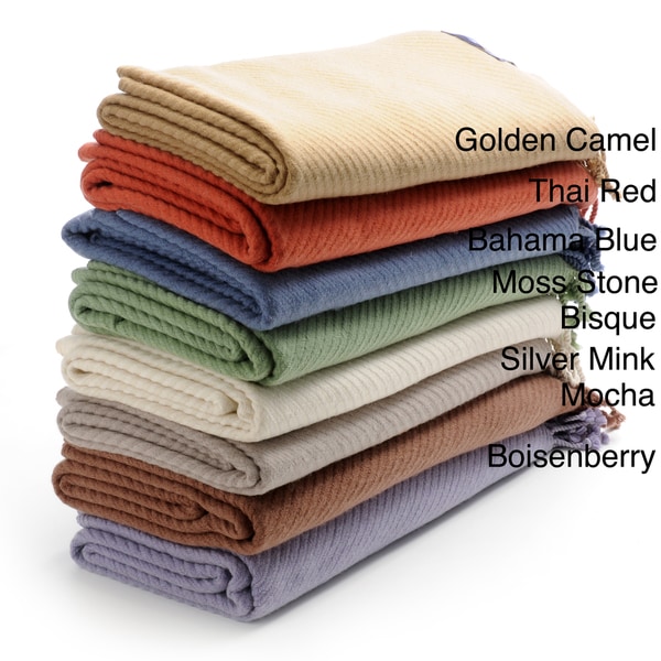 Himalaya Oversized Pure Cashmere Throw