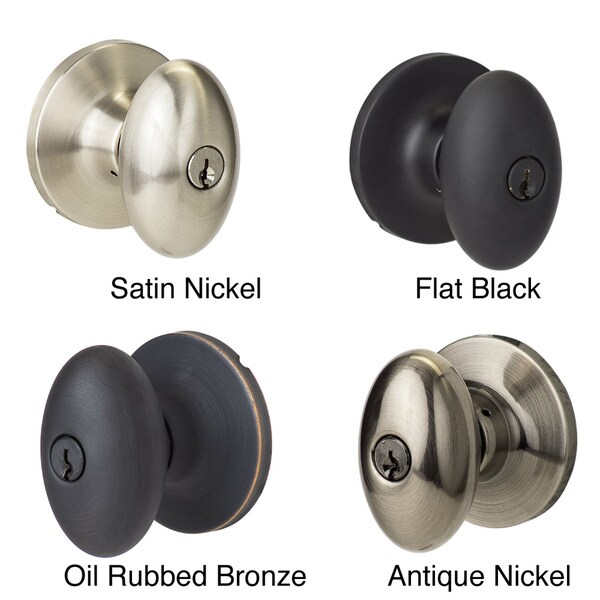 Sure Loc Egg Shaped Entrance Door Knob With Keyed Alike Deadbolt