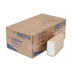 Tradition Embossed MultiFold Towels - 250 Towels/Pack  (16 Packs/Carton)