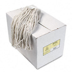 Premium Cut-end Cotton Wet Mop Heads (Case of 12)