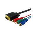 Eforcity Premium VGA to RGB M/M 6-foot Component Cable