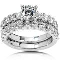 18k Gold 2 3/4ct TDW Diamond Bridal Ring Set (G-J, SI)