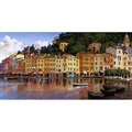 Hava 'Portofino' Large Canvas Art