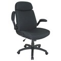Mayline Big and Tall Adjustable Heavy-duty Cushioned Pivot Arm Chair