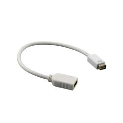 Eforcity White Mini DVI to HDMI M/F 5-inch Cable Adapter