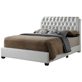 LYKE Home Levi White Queen Bed
