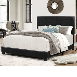 Home Source Lypham Black Faux Leather...