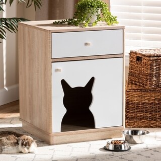 Modern and Contemporary 1-Door Wood C...