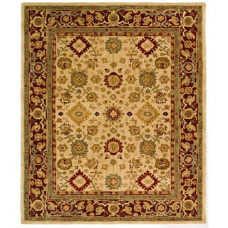 Best Shopping Handmade Heirloom Ivory Wool Rug (9' x 12')