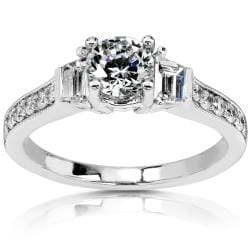 14k Gold 1 3/8ct TDW Round Diamond Engagement Ring (G-H-I, SI-I1)