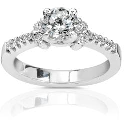 18k Gold 1ct TDW Round-cut Diamond Engagement Ring (IJ, I1-I2)