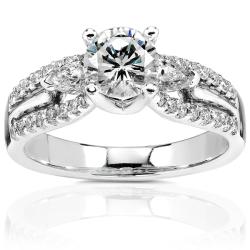 18k Gold 1 3/8ct TDW Diamond Engagement Ring (H-I, I1-I2)