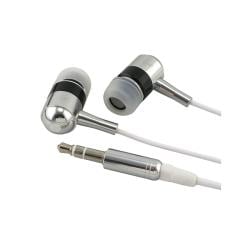 Eforcity Universal Silver In-ear 3.5mm Stereo Headset