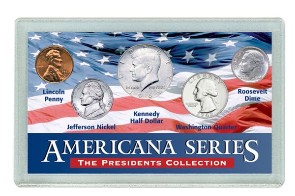 American Coin Treasures Americana Presidents Collectible Coin Set