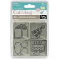 Set of 4 Cuttlebug Die Set (2 in. x 2 in.)