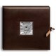 Pioneer Sewn Brown Leatherette Scrapbook Box