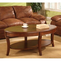 oval coffee table sets