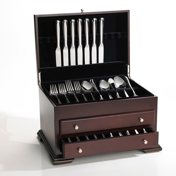 Wallace Walnut 2drawer Flatware Chest 11143272