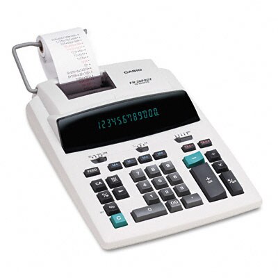 Casio FR2650PLUS 2 Color Roller Printing Calculator
