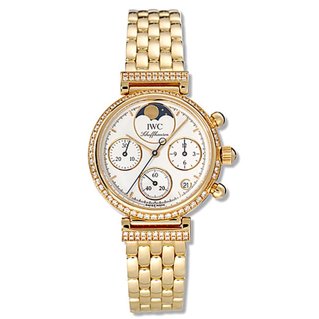 IWC Da Vinci Women's 18k Yellow Gold Quartz Watch Overstock Shopping