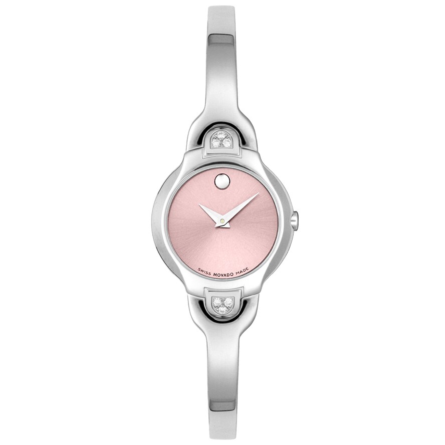Movado Women's Kara Diamond Pink Dial Watch 11153340