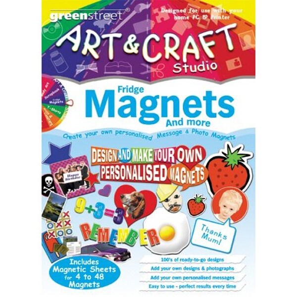 Green Street Arts-n-Crafts Fridge Magnets Kit