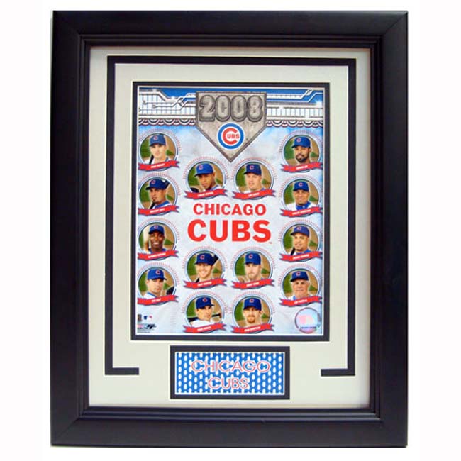 2008 Chicago Cubs Team 11 x 14 Deluxe Frame