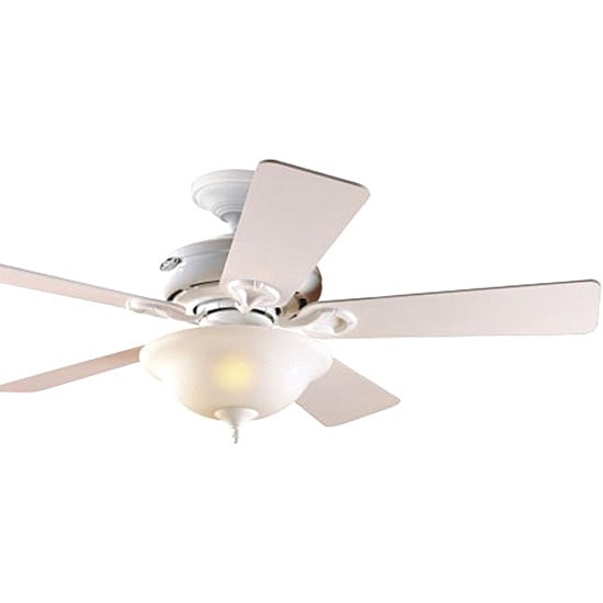 Hunter White 44inch 5blade Ceiling Fan with Light (Refurbished) 11286330