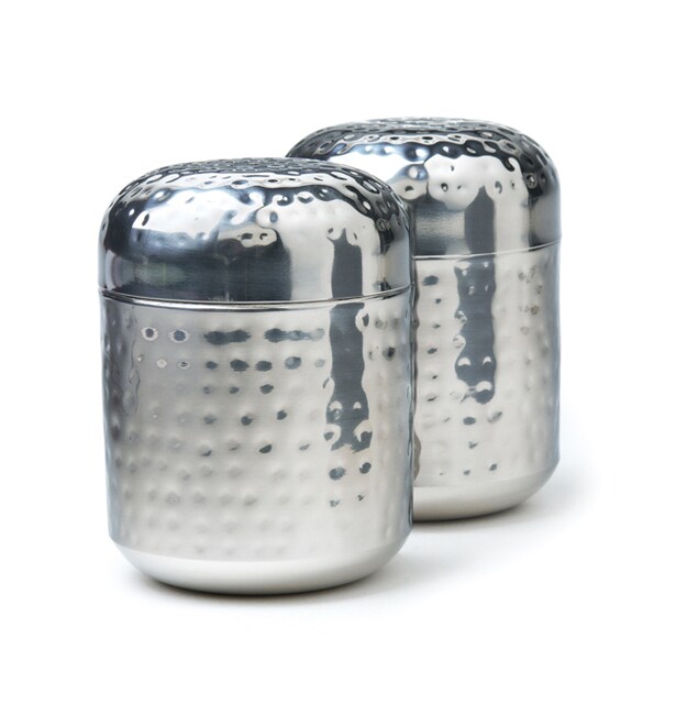 Stainless Steel Salt and Pepper Set  