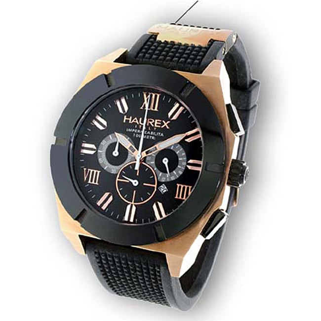 Haurex Italy Challenger Men's Chronograph Watch 11346263 Shopping Big