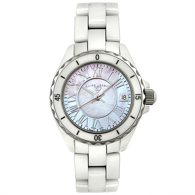 Swiss Legend Karamica Womens White Ceramic Watch  