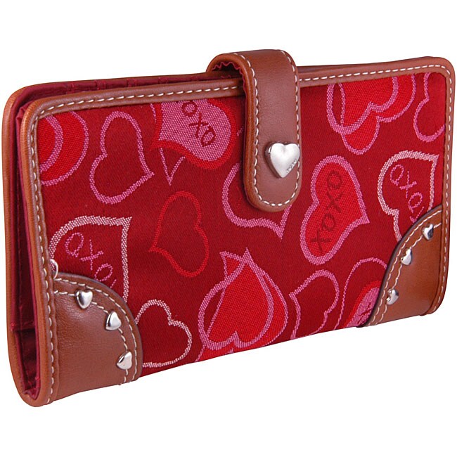 XOXO Women's Red Heart Trifold Wallet Overstock™ Shopping Great Deals on XOXO Women's Wallets