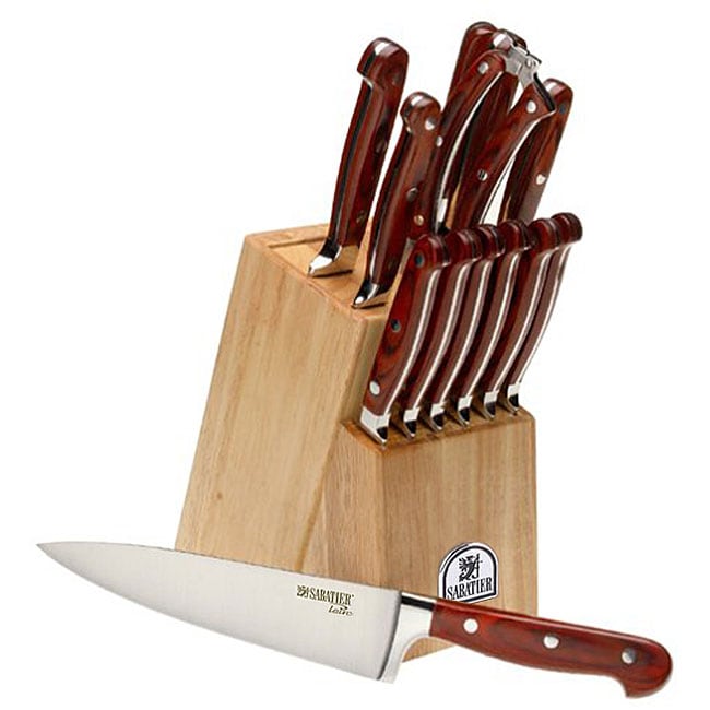 sabatier acacia knife set