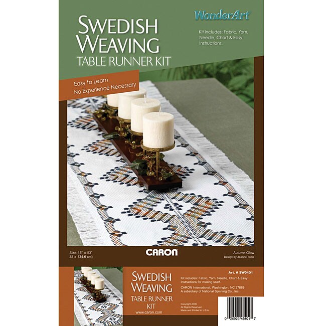 Swedish Weave 15x53inch Table Runner Kit 11492317 Shopping Big Discounts on