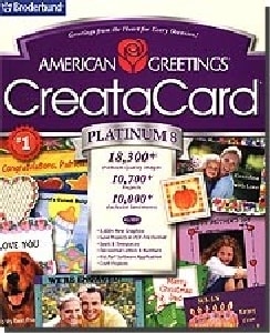 broderbund american greetings creatacard platinum 8