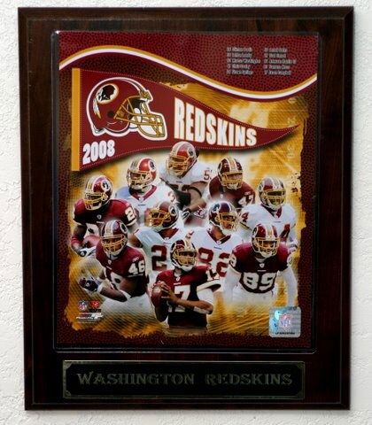 2008 Washington Redskins Picture Plaque