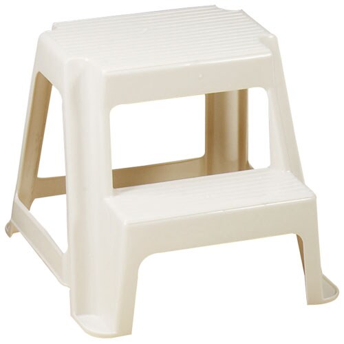 Rubbermaid Almond 2 Step Kitchen Utility Stool - 996097 - Overstock.com 