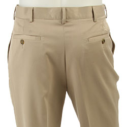 Tommy Hilfiger Men's Khaki Flat-front Trousers