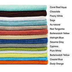 Rayon from Bamboo Solid Towel Set (Set of 3)