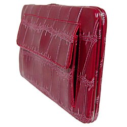 Je Veux Croc Print Frame Clutch