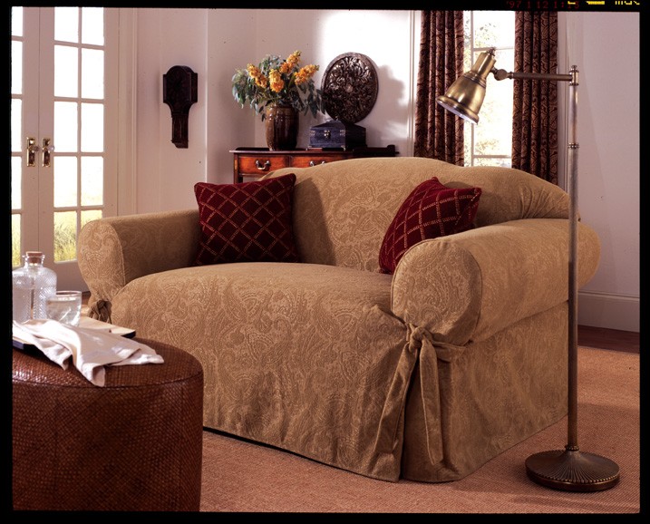 Paisley Manor Jacobean Multi Slipcover (Sofa) Overstock Shopping