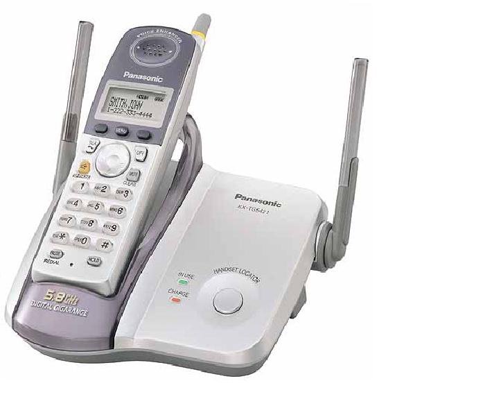 Panasonic KXTG5421S 5.8Ghz Digital Cordless Phone (Refurbished