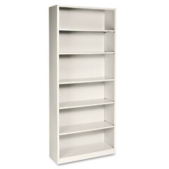 HON Five-shelf Putty Metal Bookcase